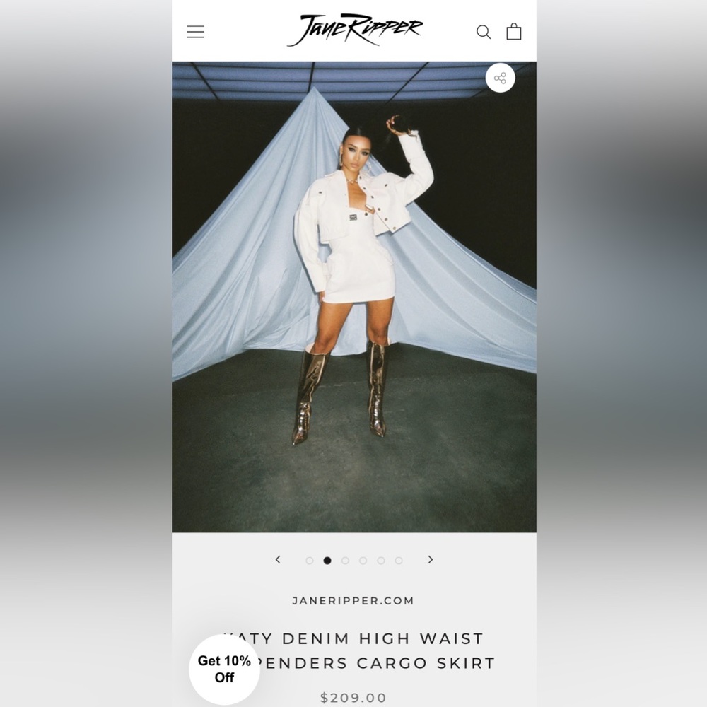 Jane ripper dress suspenders dress overall